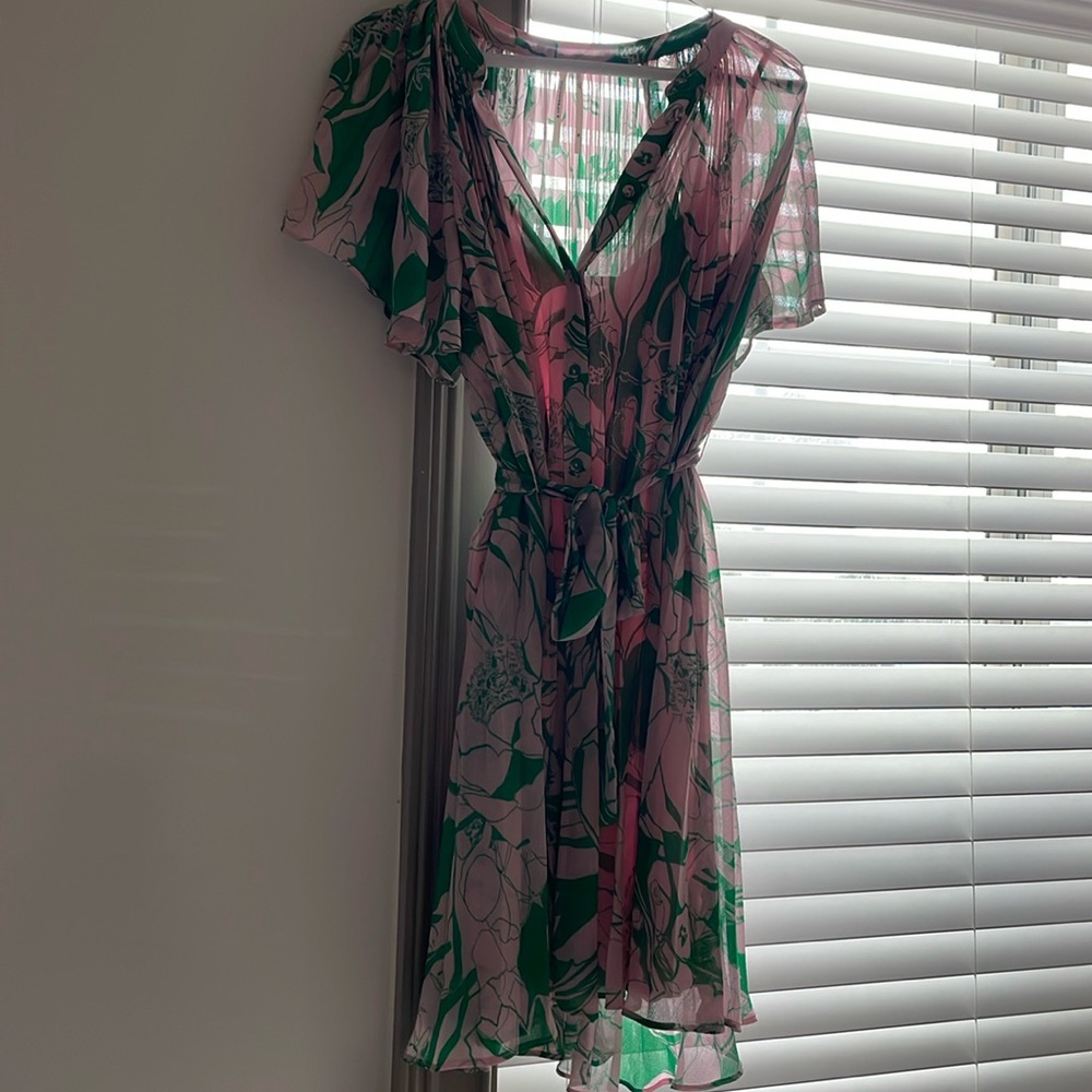 Anthropologie wrap dress size xs